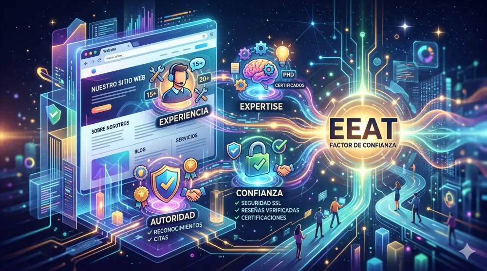 EEAT en un sitio web imagen de portada